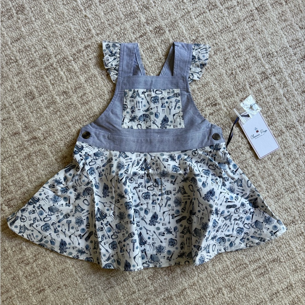 Classic Prep Pinafore Dress